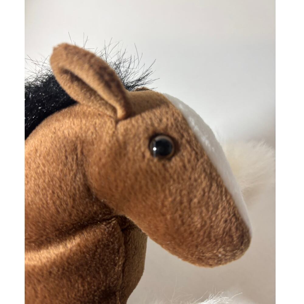 SeaWorld Sea World Bean Bag Plush Stuffed Animal Clydesdale Horse 8" - Picture 7 of 9